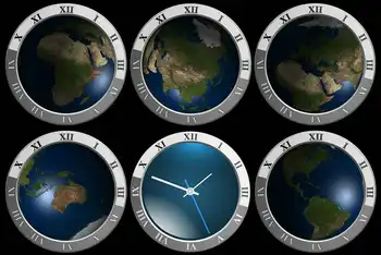 Reloj de tiempo exacto- como calcular la hora en diferentes zonas horarias
